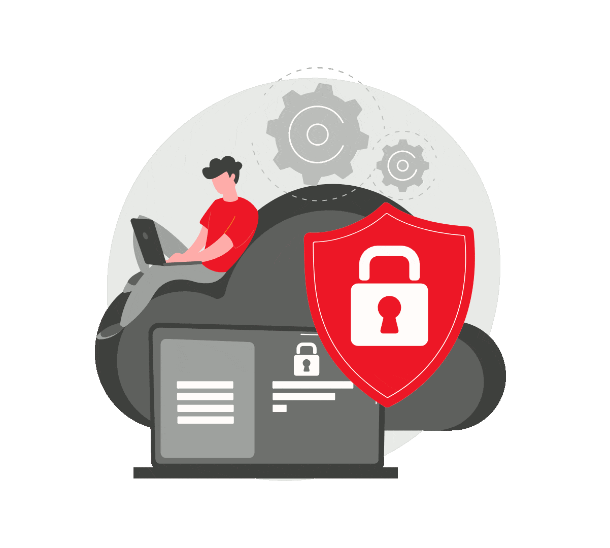 Animated hero illustration